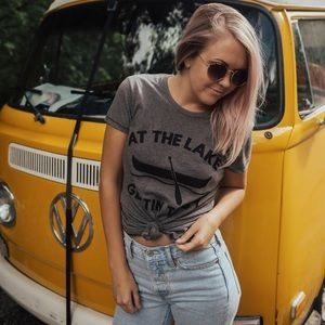 Gettin Tipsy At The Lake Tee by Indy Brand